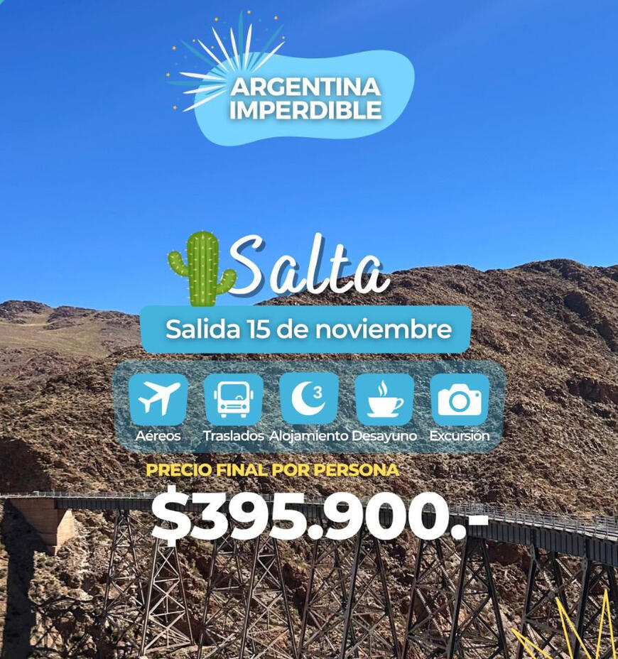 SALTA 15 DE NOVIEMBRE Use 16:9. Put Location URL below